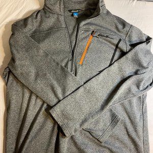 XL Grey Mens Eddie Bauer Half Zip